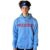 "BRUCE BOLT" Hoodie - Baby Blue--Red