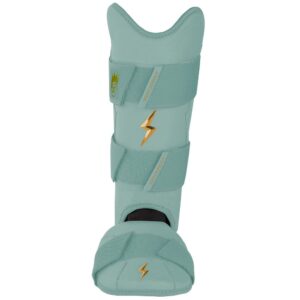King of JUCO Creator Series Leg Guard - Mint/Gold