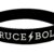 "BRUCE BOLT" Silicone Stretch Bracelet - Black