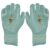King of JUCO Creator Series Long Cuff Batting Gloves - Mint--Gold