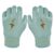 King of JUCO Creator Series Short Cuff Batting Gloves - Mint--Gold