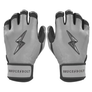 Grey Series Short Cuff Batting Gloves - Charcoal