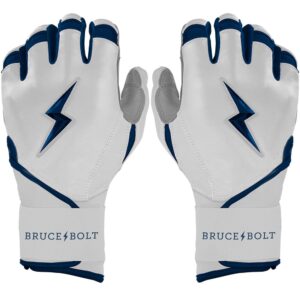 Chrome Series Long Cuff Batting Gloves - Navy