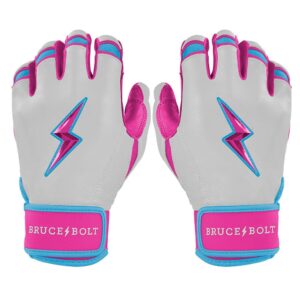 Perfect Game Collab Series Short Cuff Batting Gloves - Summer Swirl