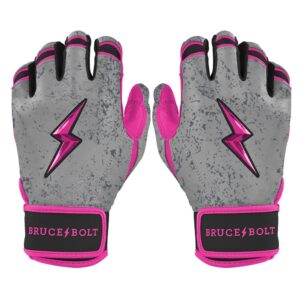Brandon Nimmo Signature Series Short Cuff Batting Gloves - Concrete