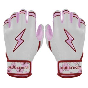 Lars Nootbaar Signature Series Short Cuff Batting Gloves - White/Pink