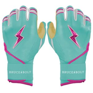 Ferdo Tatis Jr. Signature Series Long Cuff Batting Gloves - Mint/Pink